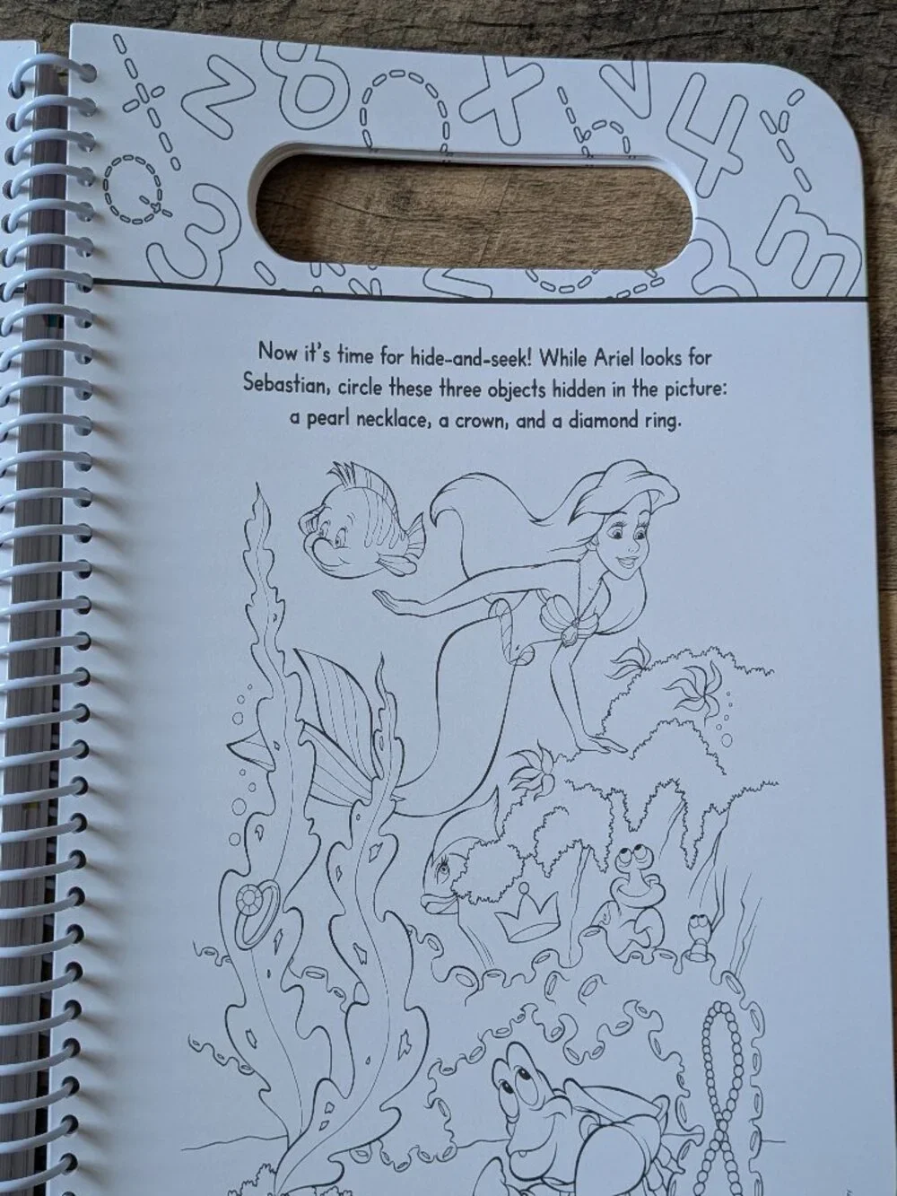 Disney Princess Spiral Activity Book Writing Coloring Stickers